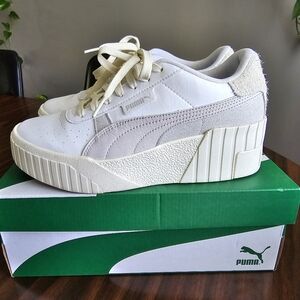 Puma Cali Wedge Womens Size 8 Sneaker White